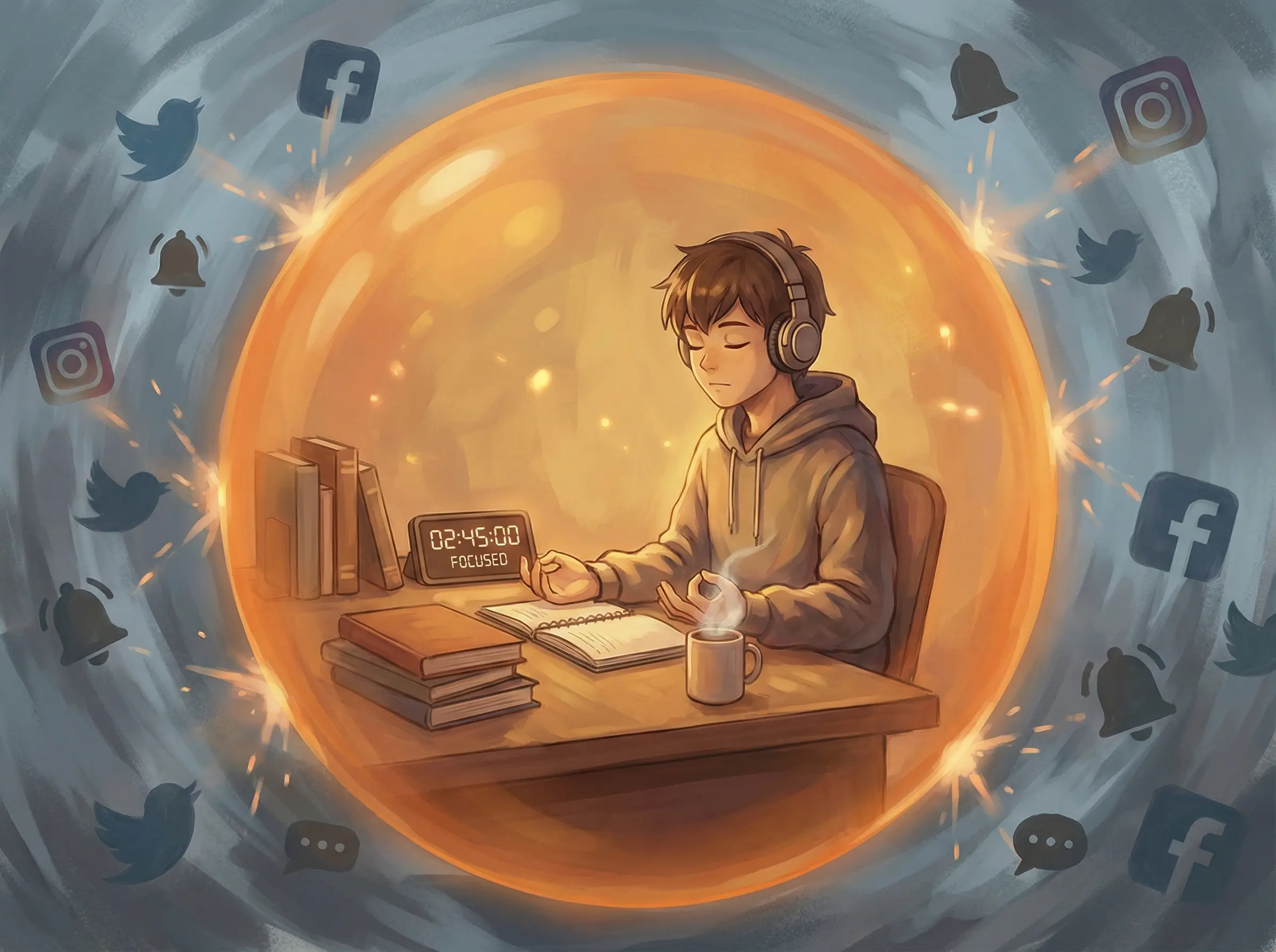 Fokus steigern und Ablenkungen besiegen mit BeeDones smarten Funktionen