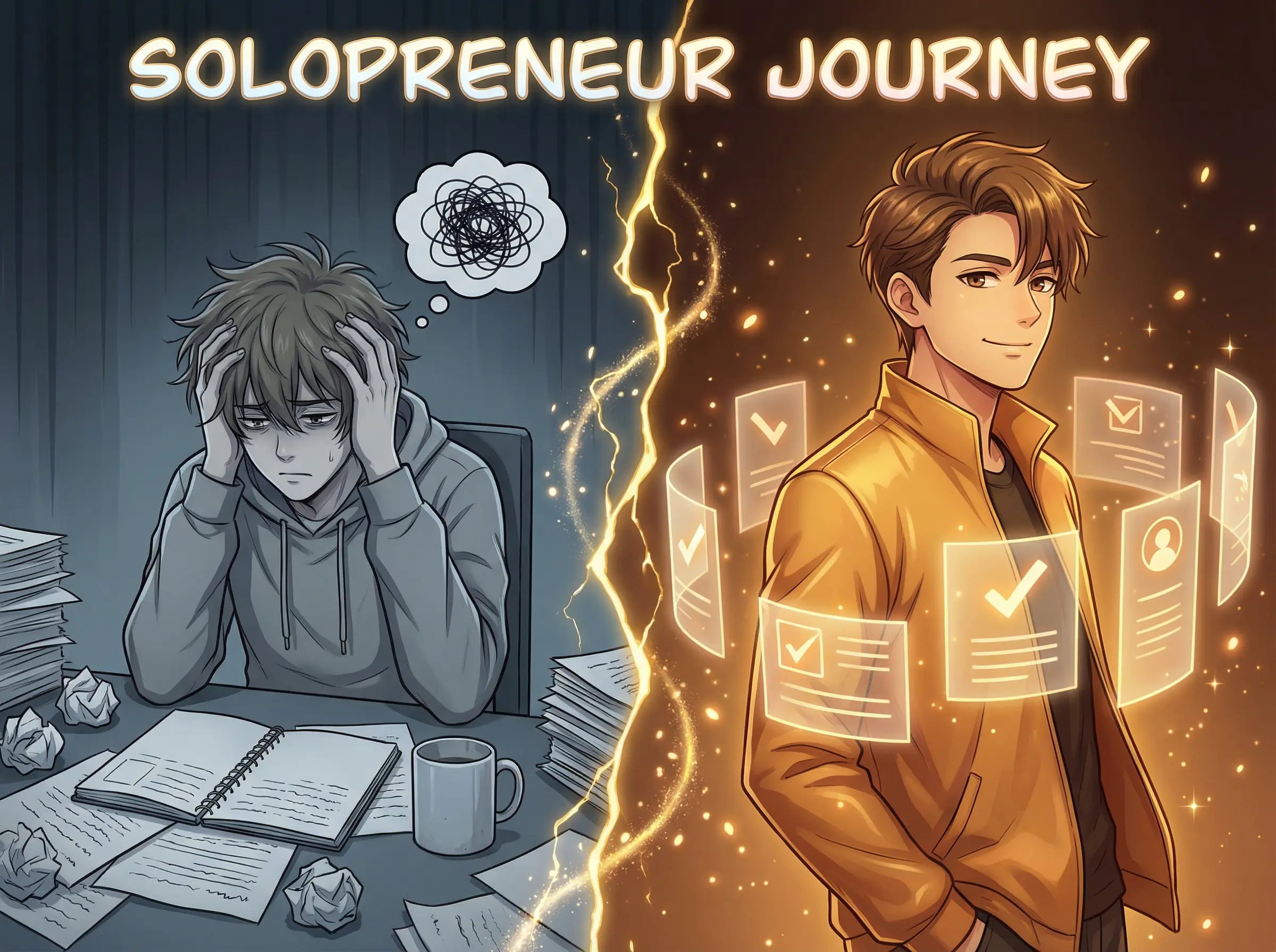 Von Prokrastination zu Fortschritt: Wie BeeDone Solopreneuren hilft, ihre groessten Herausforderungen zu meistern